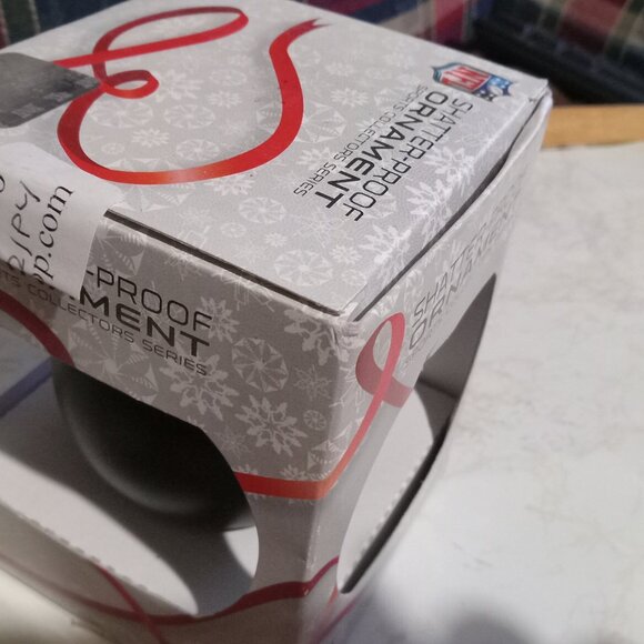 NEW Carolina Panthers NFL Snowflake Shatter-Proof Ball Christmas Ornament - Picture 3 of 4